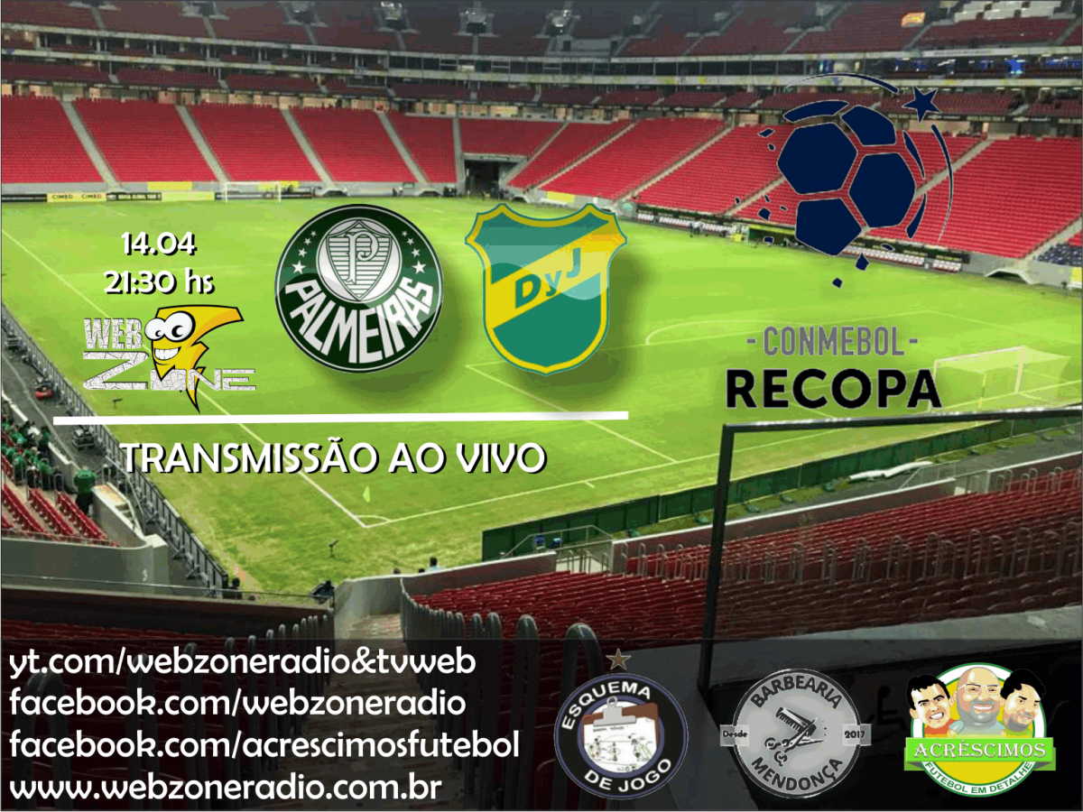Final da Recopa Sul Americana: Palmeiras x Defencia y Justicia (FULLHD 1080P)